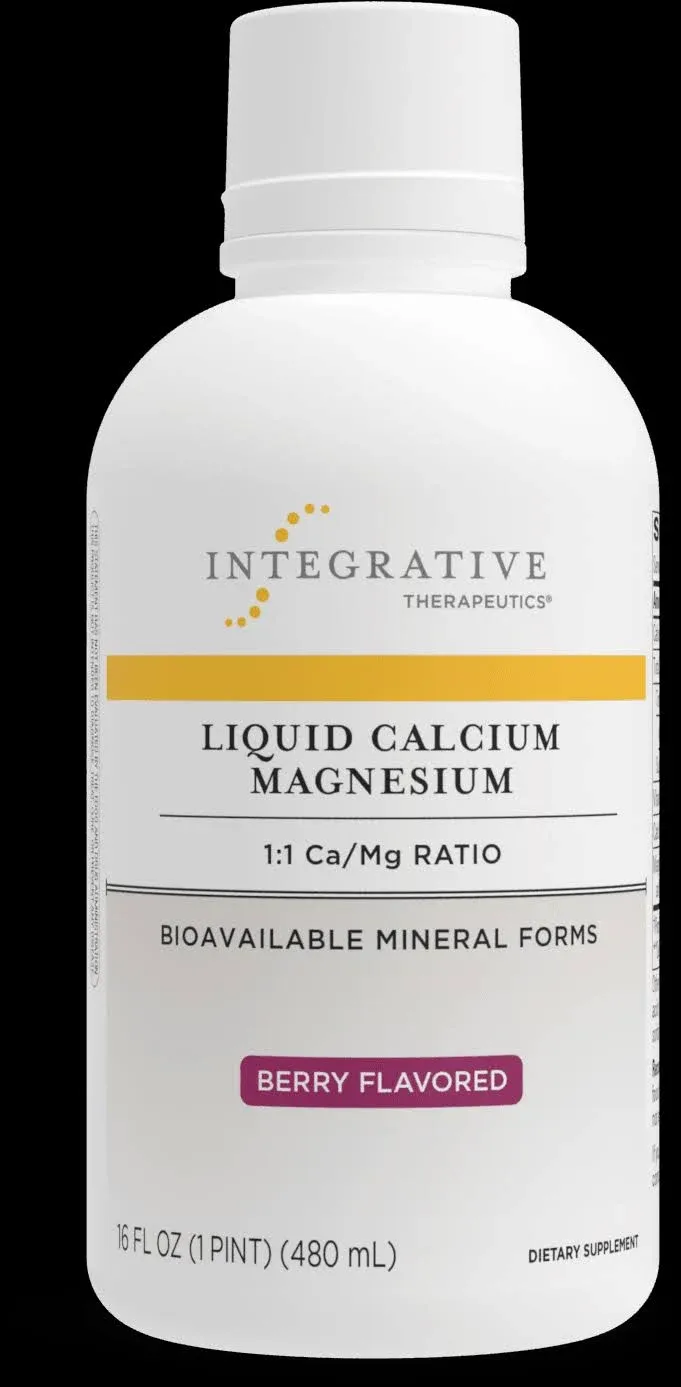 Integrative Therapeutics - Liquid Calcium Magnesium 1:1 Berry 16 oz