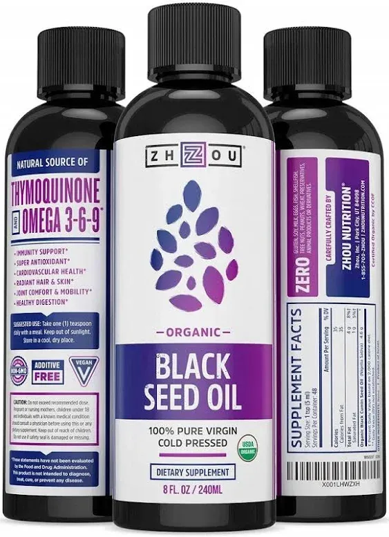 Zhou Nutrition Black Seed Oil