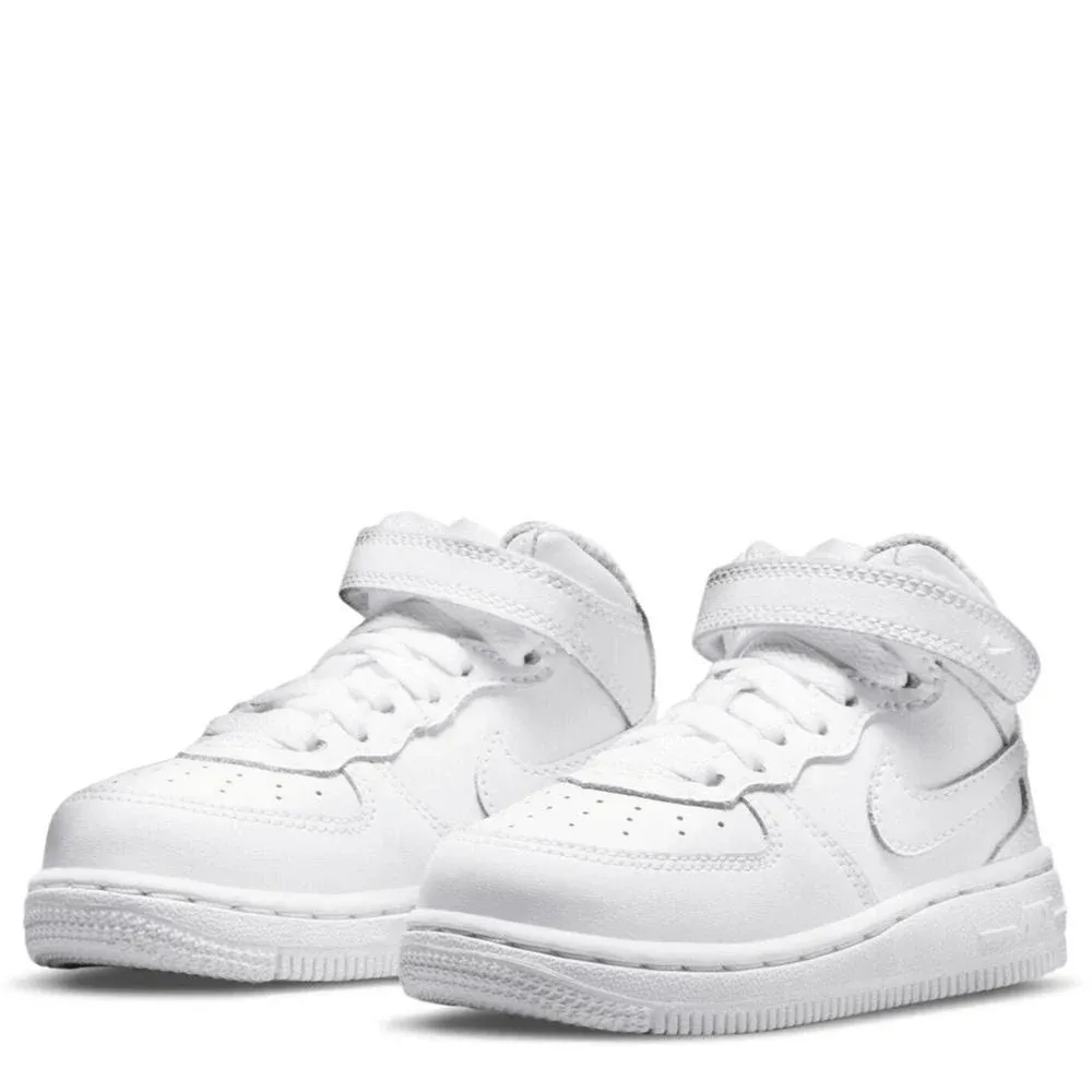 Nike Air Force 1 Mid - Toddler in White/White Size 8.0