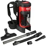 Milwaukee M18 Fuel 18-Volt Lithium-Ion Brushless 1 gal. Cordless 3-in-1 Backpack Vacuum with Extra 9 ft. Pro-Grade Hose