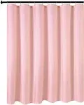 Hotel Quality Fabric Shower Curtain Liners 72 Inch by 72 Inch Pink Water Resi...