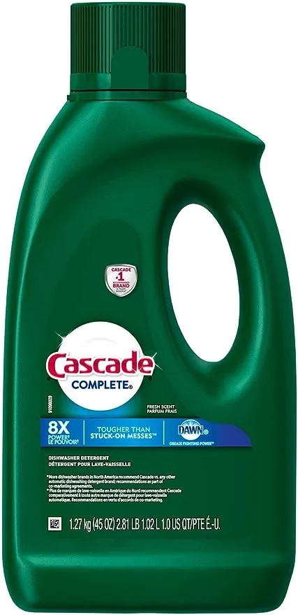 Cascade Complete Dishwasher Detergent, Fresh Scent - 45 oz