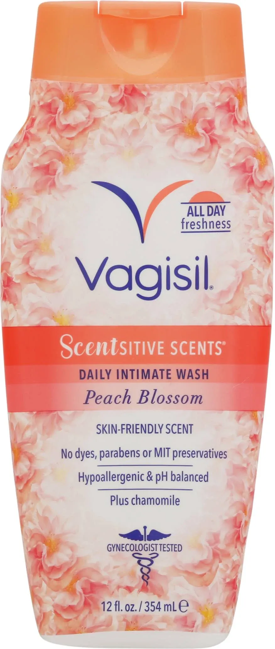 Vagisil Scentsitive Scents Peach Blossom Daily Intimate Wash 12 fl oz