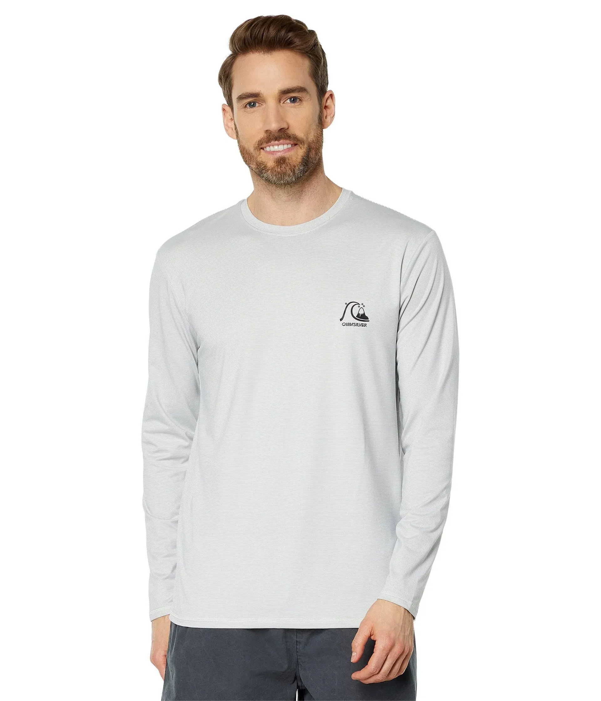 Quiksilver: Heritage Heather Long Sleeve UPF 50 Surf Tee SFVH / XXL