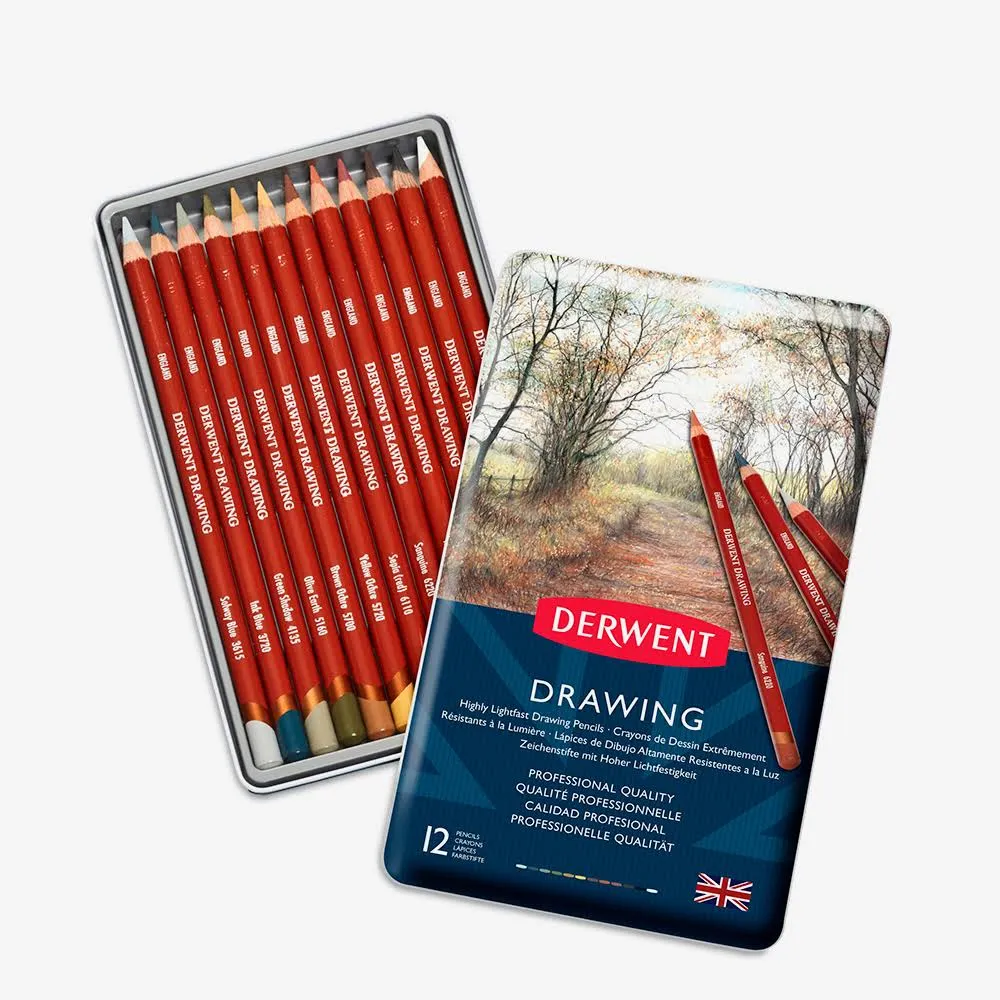 Derwent Drawing 12 Pencil Set