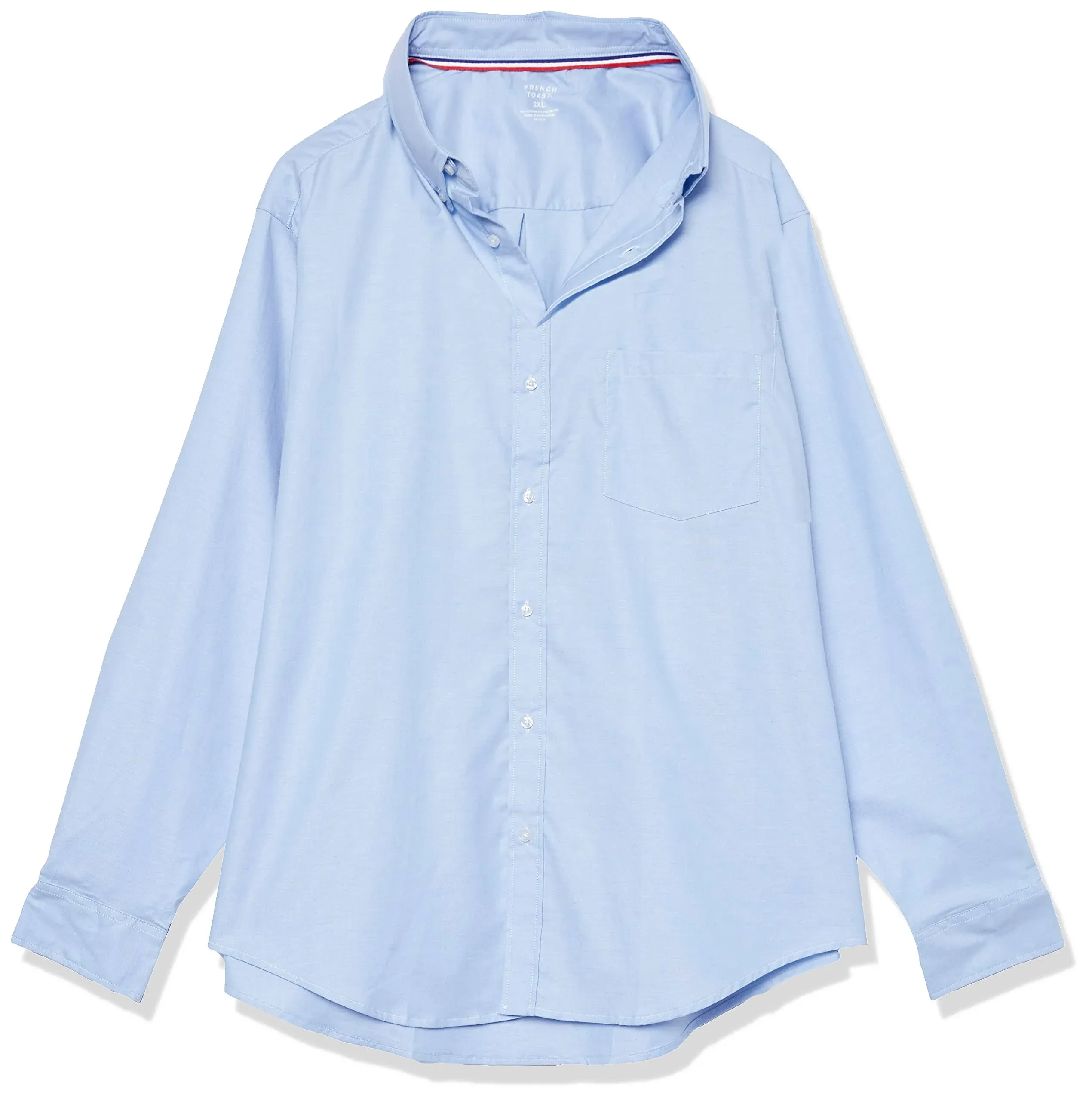 French Toast Boys' Long Sleeve Oxford Shirt (Standard & Husky)