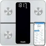 Vitafit Smart Bathroom Scale for Body Weight and Fat, FSA HSA Store Eligible, Weighing Professional Since 2001,Digital Wireless Bathroom Scale for