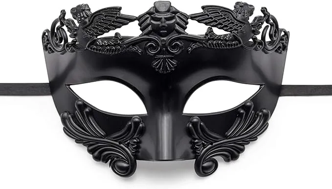 BAWASEEHI Masquerade Mask for Men- Roman Greek Mythological Ventian Mask Halloween Cosplay Mardi Gras