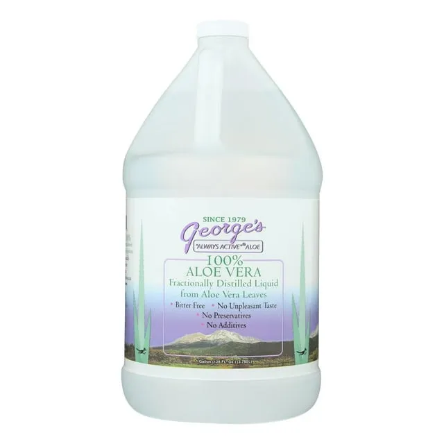 George's Always Active Aloe Vera - 128 fl oz jug