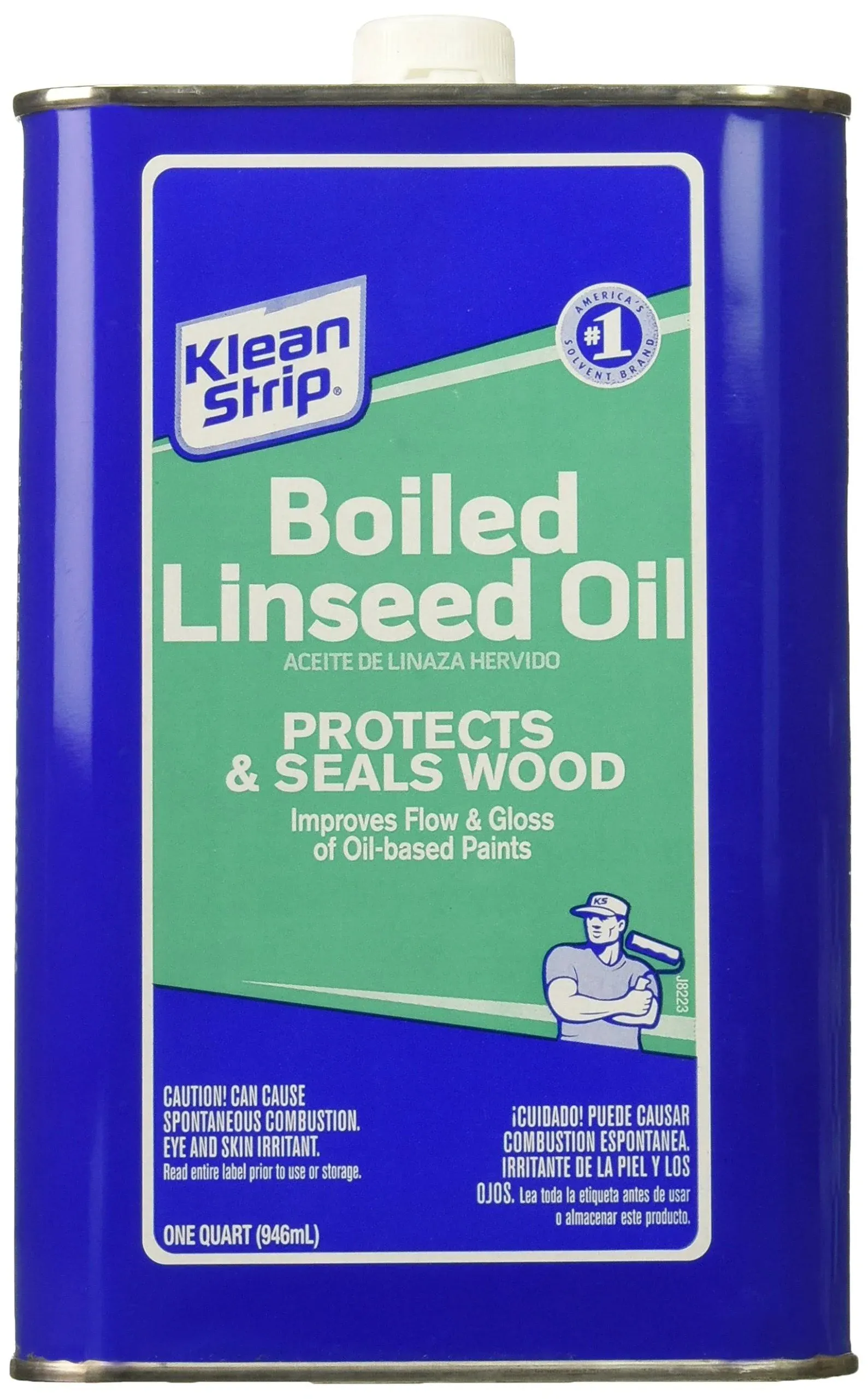 Wm Barr &amp; Company 1438472 1 qt Boiled Linseed Oil