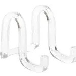 Plymor Clear Acrylic Ribbon-Style Display Easel, 1.875&#034; H x 1.75&#034; W x 2.625&#034; D