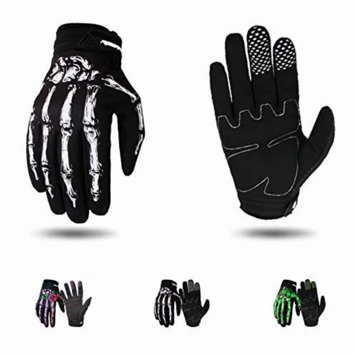 RIGWARL【2023 Upgrade】Motorcycle Gloves for Men and Women Touchscreen, Black Horse ...