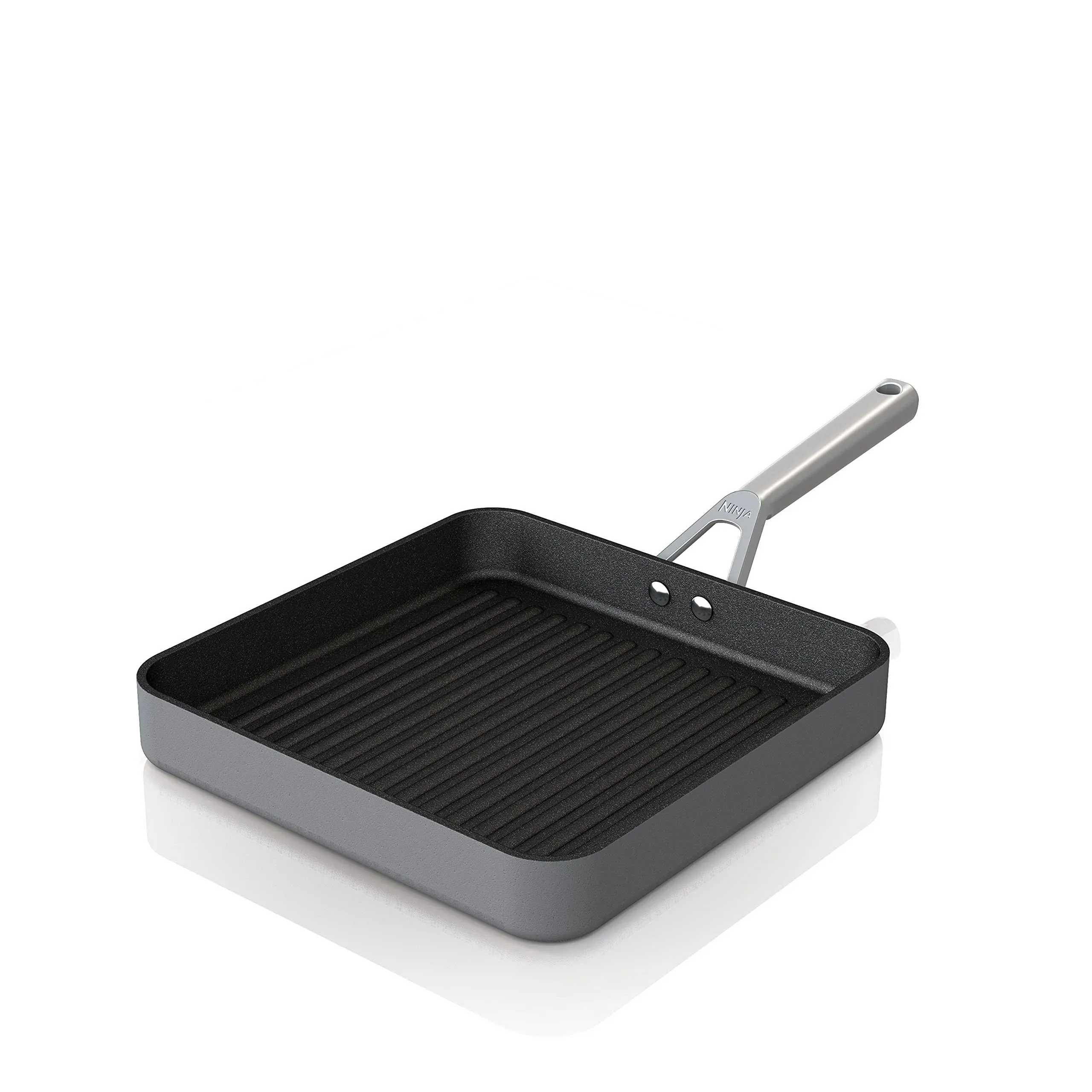 Ninja Foodi NeverStick Premium 11-Inch Square Grill Pan Hard-Anodized New C30528