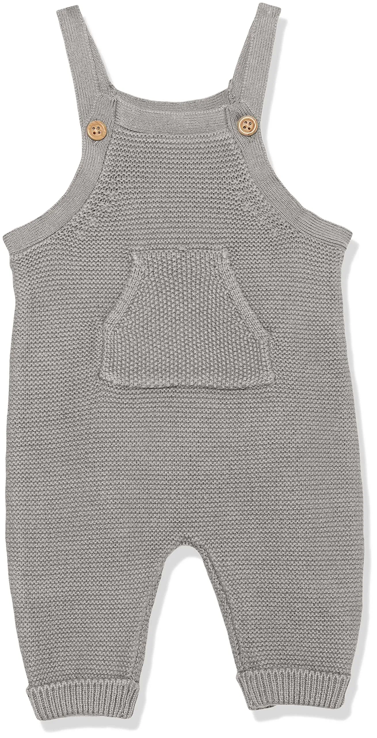 Little Planet by Carter's Baby Organic Cotton Sweater Overalls - Gray 6M