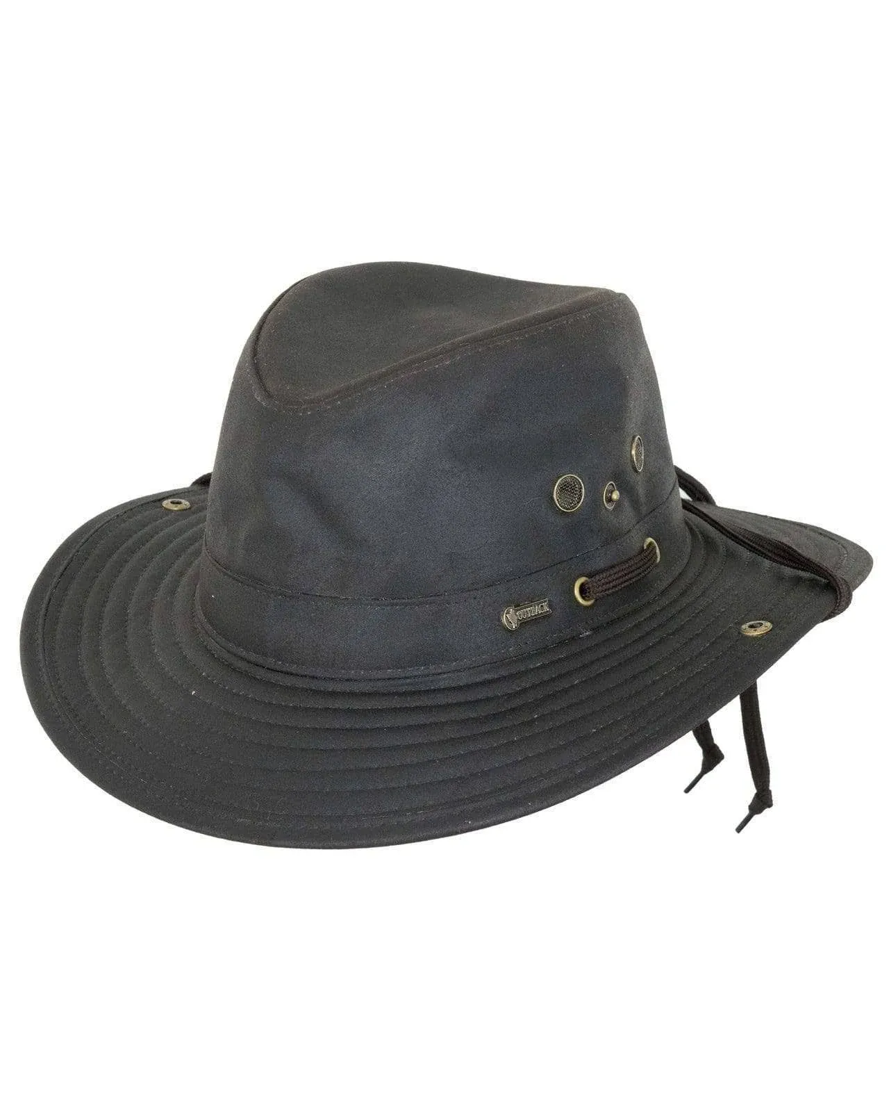 Outback Trading River Guide Oilskin Hat