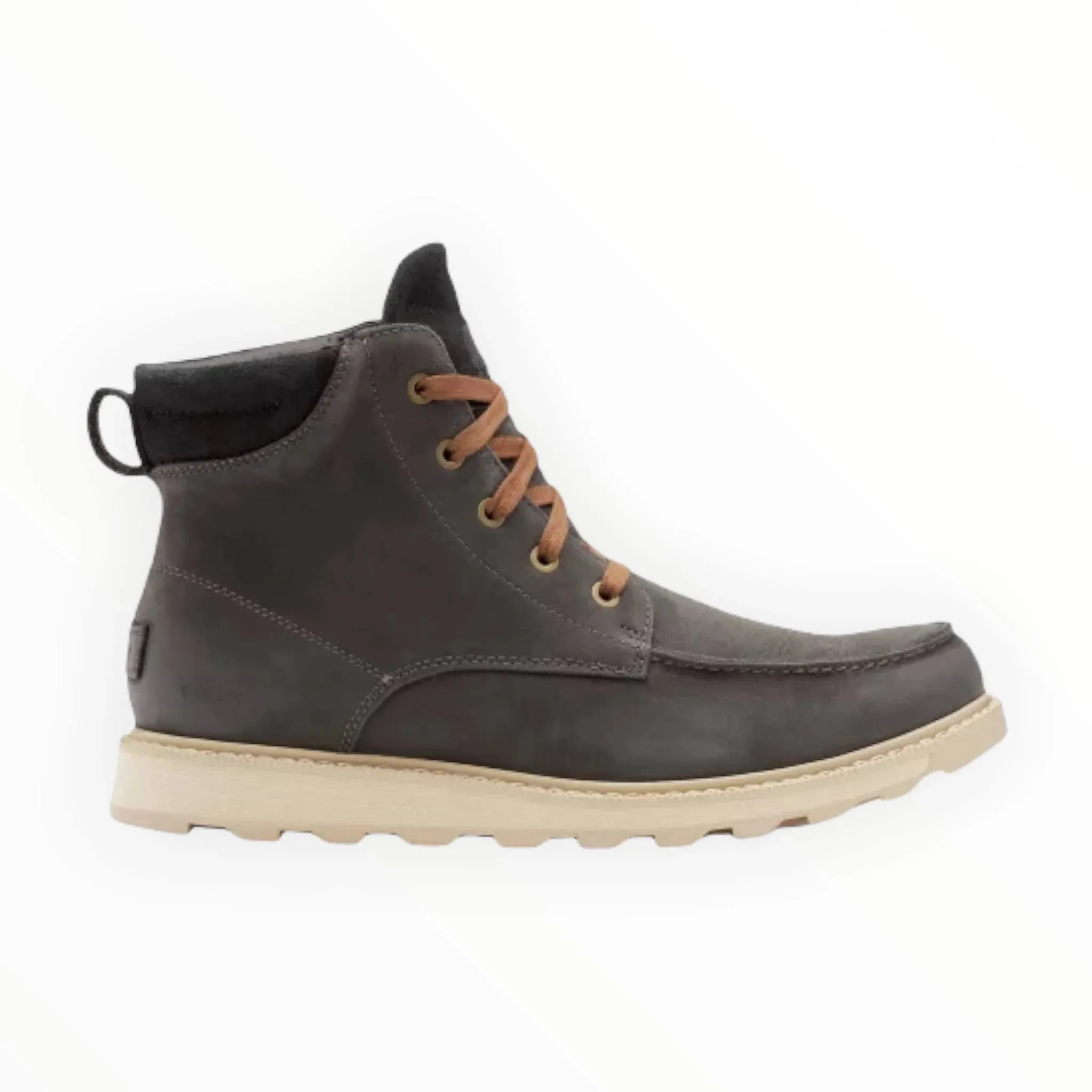 Sorel Men's Madson II Moc Toe Waterproof Boot - 7.5 - Coal