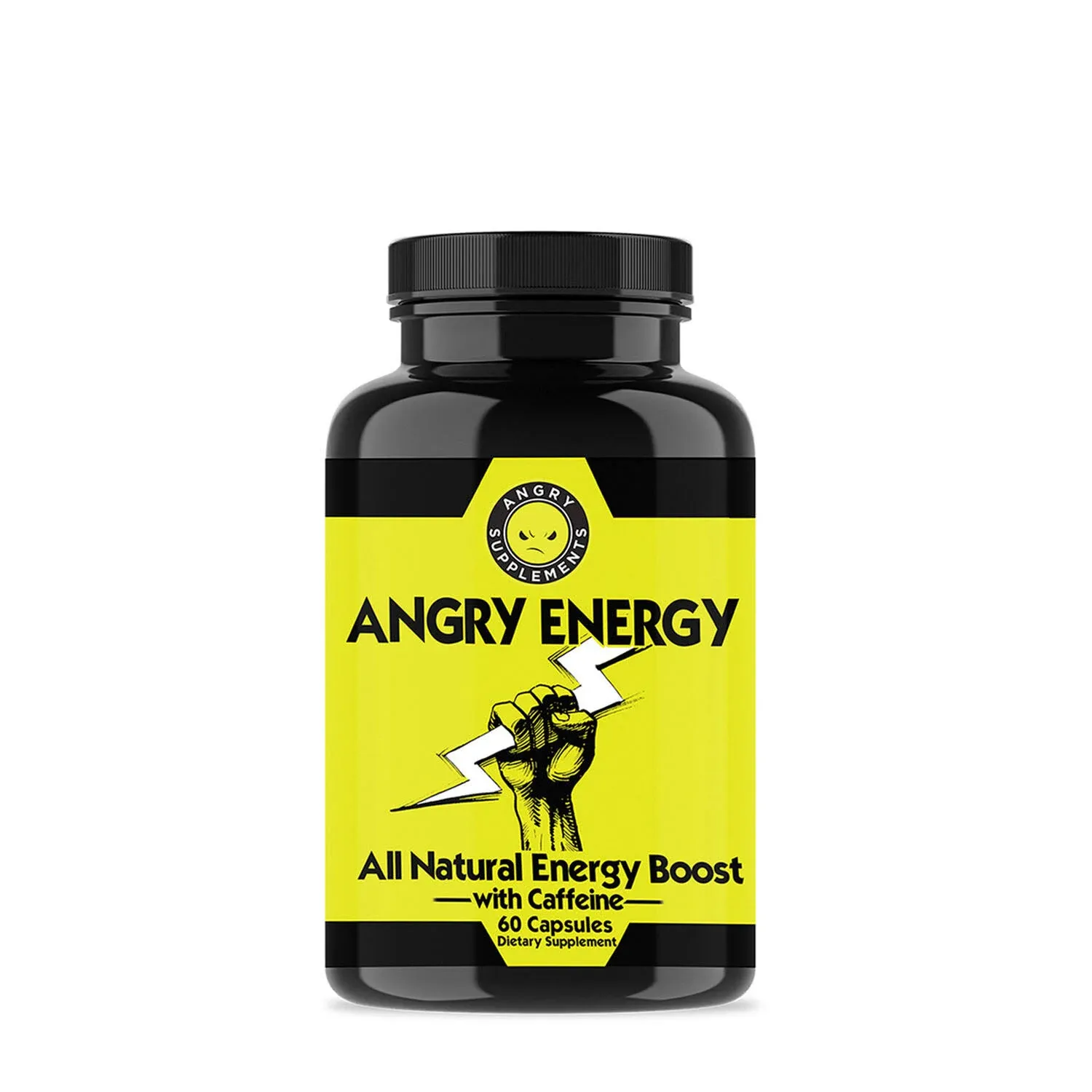 Angry Supplements Angry Energy Pills All Natural Weight Loss Booster w Caffeine