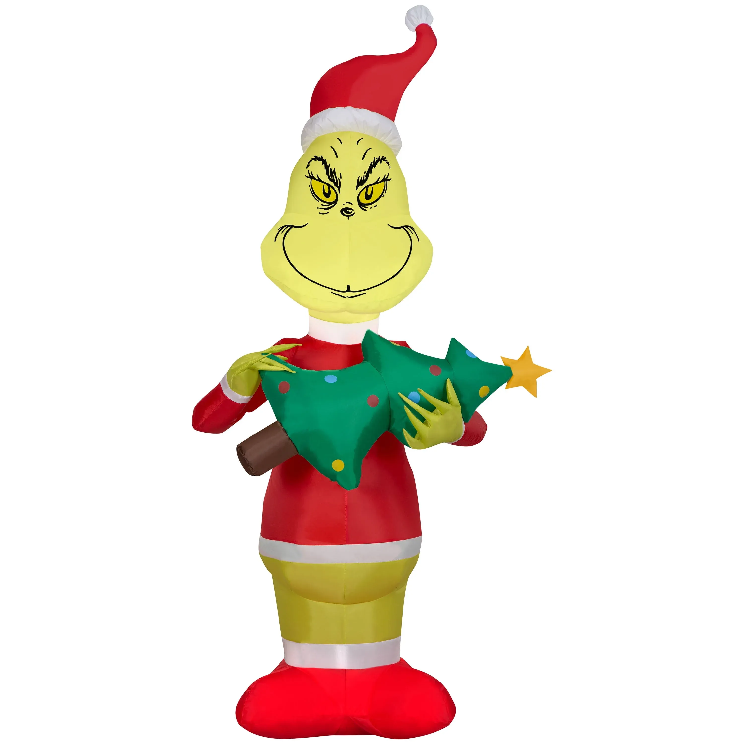 Dr. Seuss 5.5 Foot Grinch with Christmas Tree