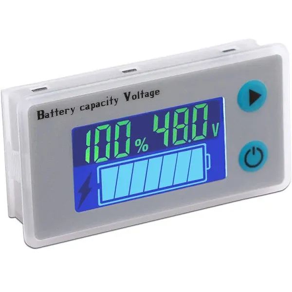 DROK Battery Meter, 48V Digital Battery Remaining Capacity Percentage Level V...