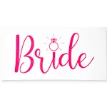 Ethisa Bride Beach Towel for Honeymoon and Bachelorette Party - Pink Design for Beach Bachelorette Party - Mrs Beach Towel for Bride to Be - Just