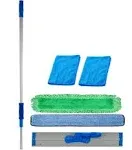 Real Clean 48 inch Commercial Microfiber Mop Kit