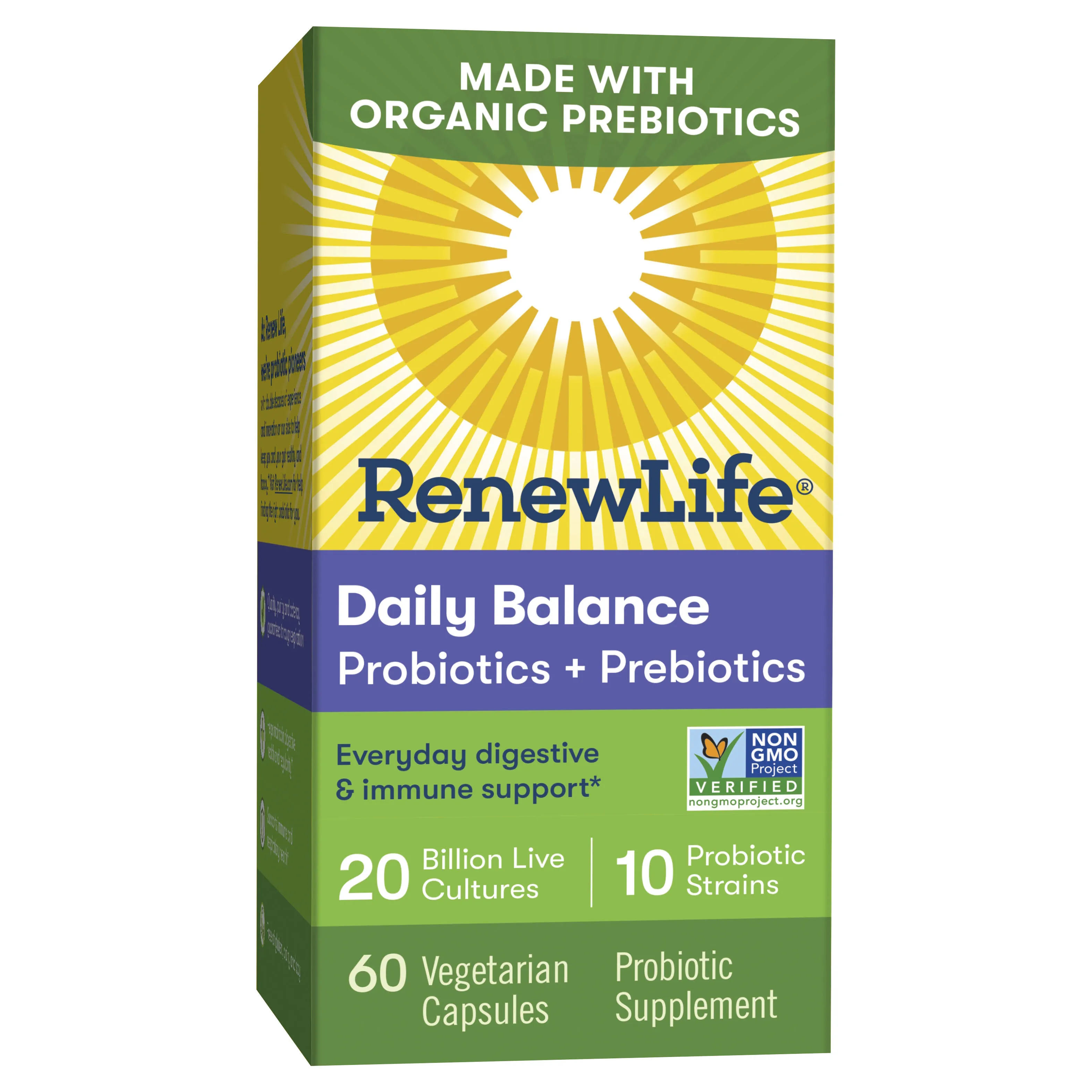 Renew Life Daily Balance Probiotic, 60 CT