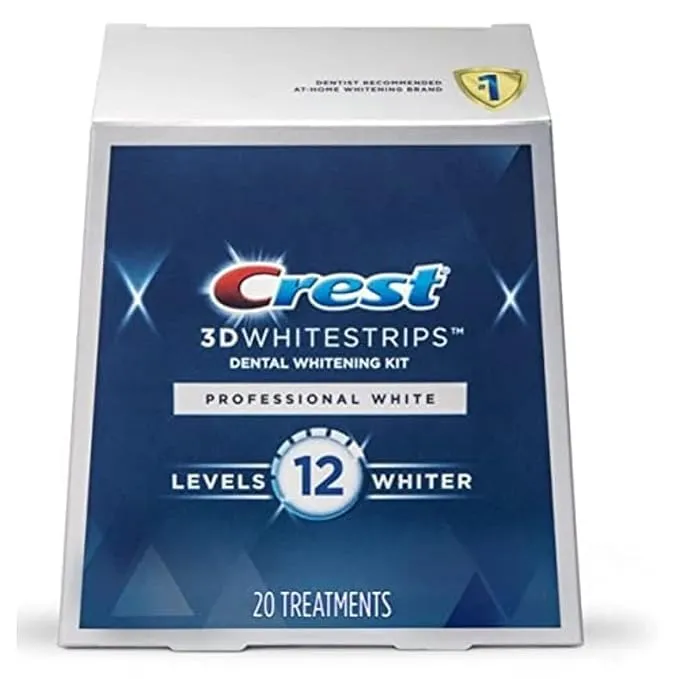 Crest 3D Whitestrips Professional White Teeth Whitening Kit 40 Strips