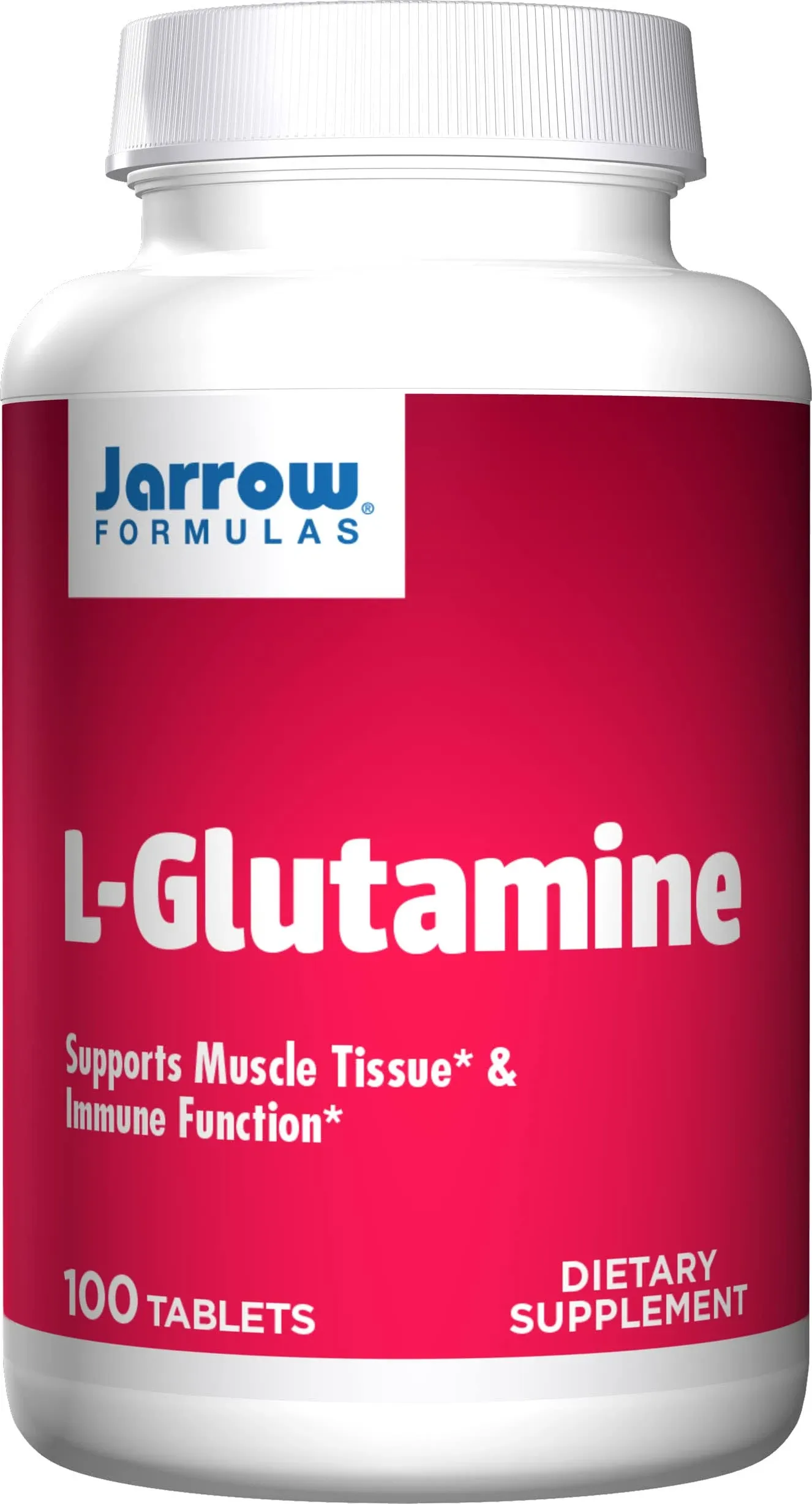 Jarrow Formulas L-Glutamine, 1000 mg, Tablets - 100 count