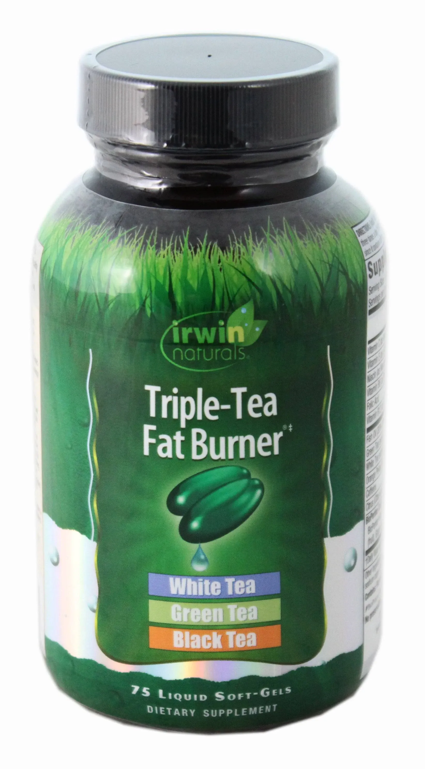 Irwin Naturals Triple-Tea Fat Burner, Liquid Soft-Gels - 75 soft-gels