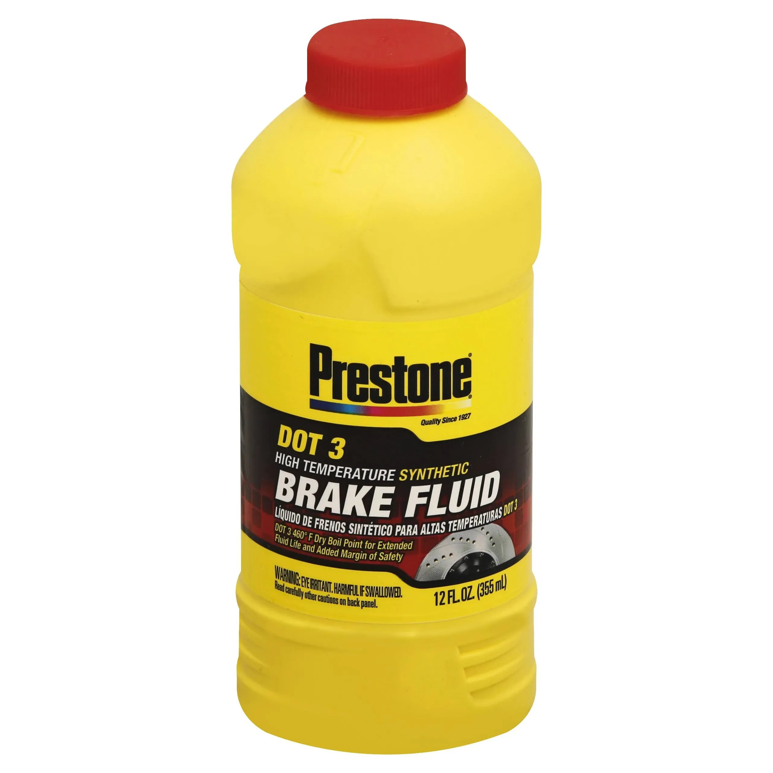 Prestone Synthetic Hi Temp DOT 3 Vehicle Auto 50,000 Mile Brake Fluid 12 OZ