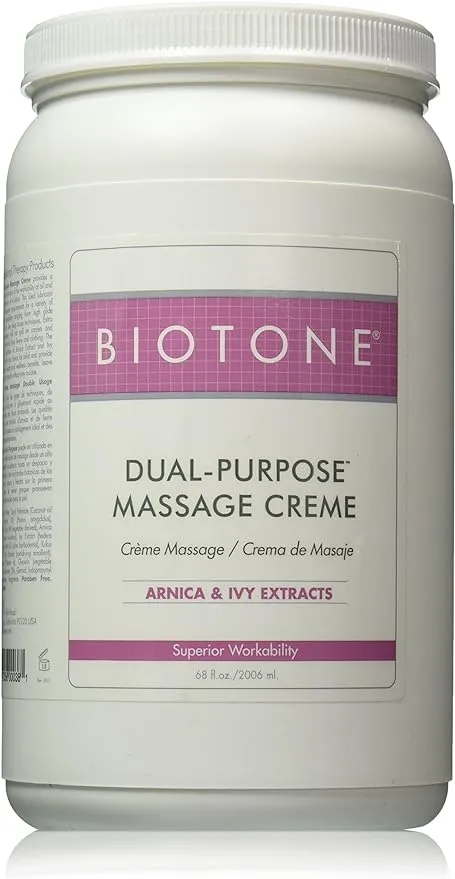 Biotone Dual-Purpose Massage Creme, 68 Ounce