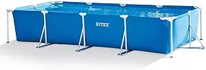 Intex 15ft x 86in Rectangular Frame Pool Set with Including Pump