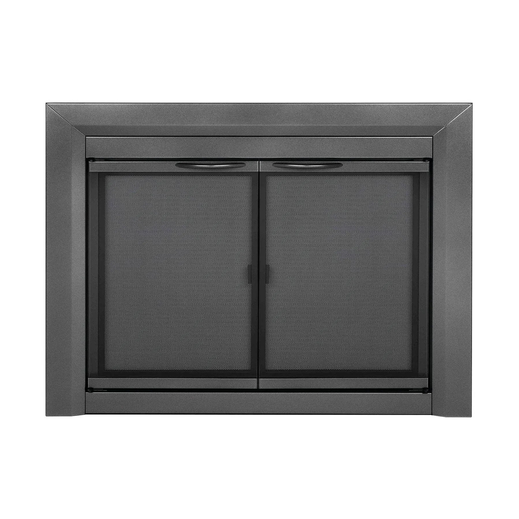 Pleasant Hearth CL-3002 Carlisle Fireplace Glass Door Black Large