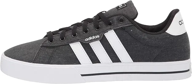 Adidas Men's Daily 3.0 Shoes, Size 7, Black/White/Black