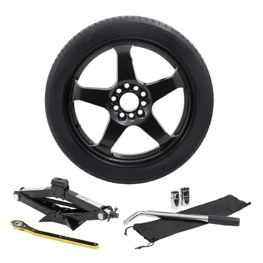 Modern Spare Fits All 2020-2024 Tesla Model Y Models -Spare Tire and Complete Accessory Kit Options - Complete Kit Without Carrying Case