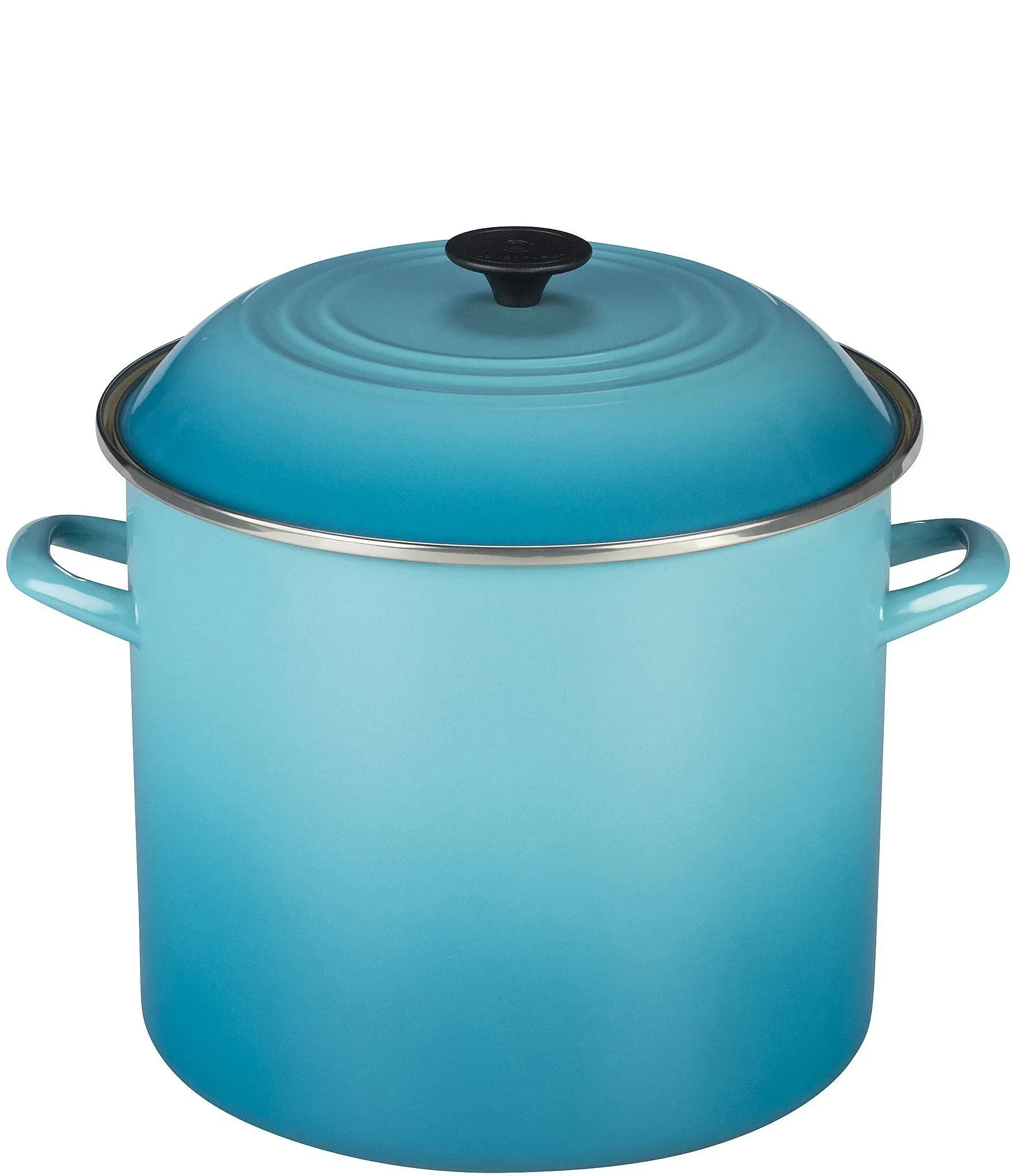 Le Creuset Enamel On Steel Stockpot | Caribbean, 16 qt.