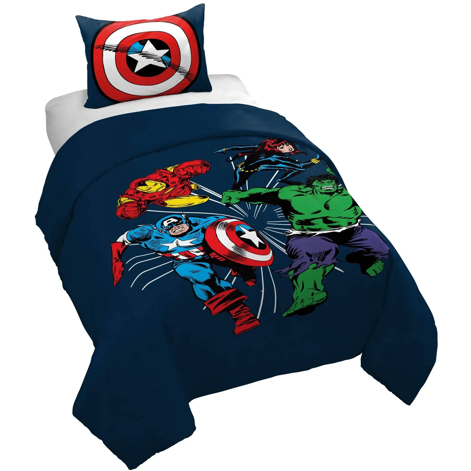 Saturday Park
Marvel Invincible 100% Organic Cotton Twin Duvet Cover & Sham Set