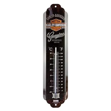 Nostalgic-Art 80140 Harley-Davidson - Genuine Logo, Thermometer