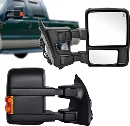 Perfit Zone Towing Mirrors Replacement Fit for 2008-2016 F-250 F-350 F-450 F-...