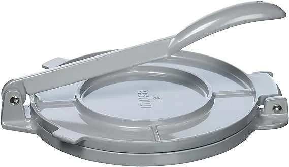 IMUSA USA Tortilla Press, 8 Inch, Silver