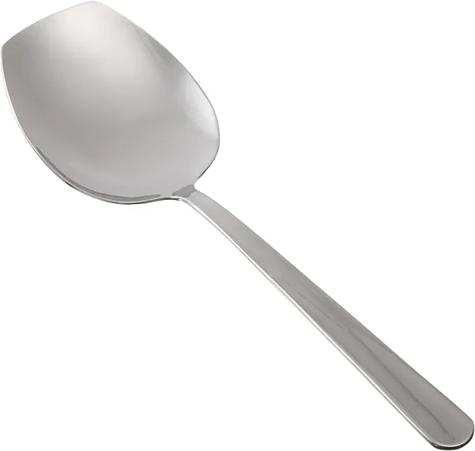 Winco SRS-8 Windsor Extra Heavy Serving Spoon,Stainless Steel,Medium