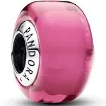 Pandora Pink Mini Murano Glass Charm - 793107C00