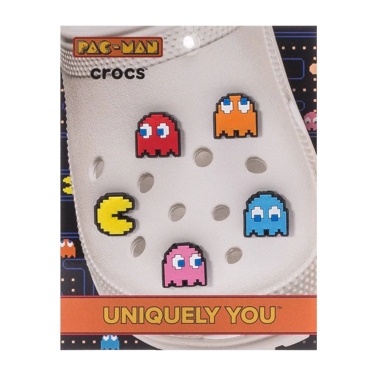 Uniquely You Crocs Jibbitz Charms Pac Man 5 pack