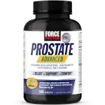 FORCE FACTOR Prostate Advanced, Health Supplement for Men for Reducing Nighttime Bathroom Trips, Bladder & Urinary Relief, with Saw Palmetto, Beta-Sitosterol, 180 Tablets (1-Pack)