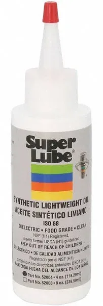 Super Lube 52004 Synthetic Oil, ISO 68 Bottle, 4 oz.