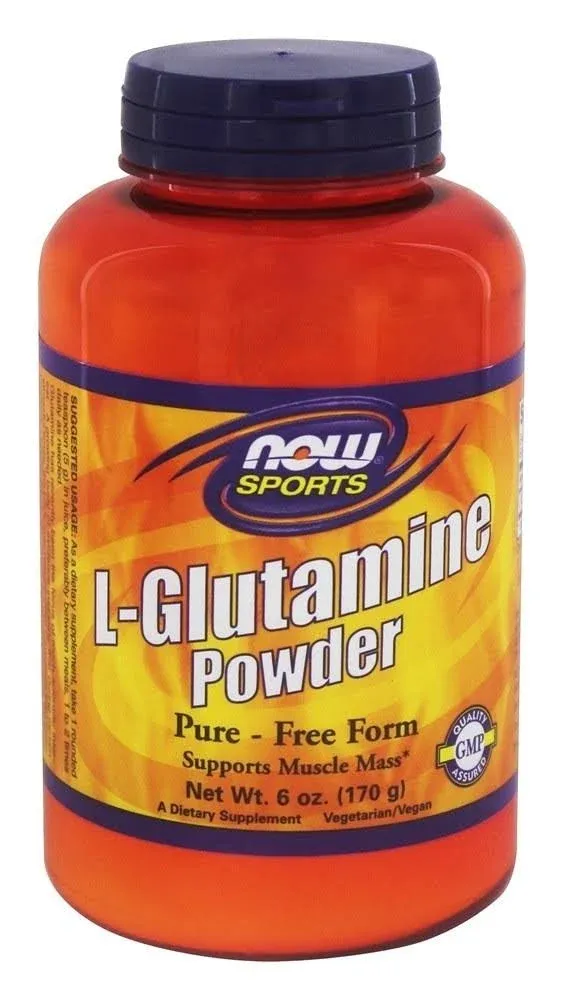 Now Sports L-Glutamine Powder - 6 oz bottle