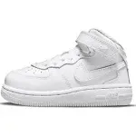 Nike Boys Air Force 1 Mid Le - Shoes White/White/White Size 03.0