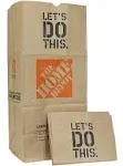 The Home Depot 49022 Heavy Duty Brown Paper Lawn and Refuse Bags for Home and Garden 30 Gal (Pack of 5)