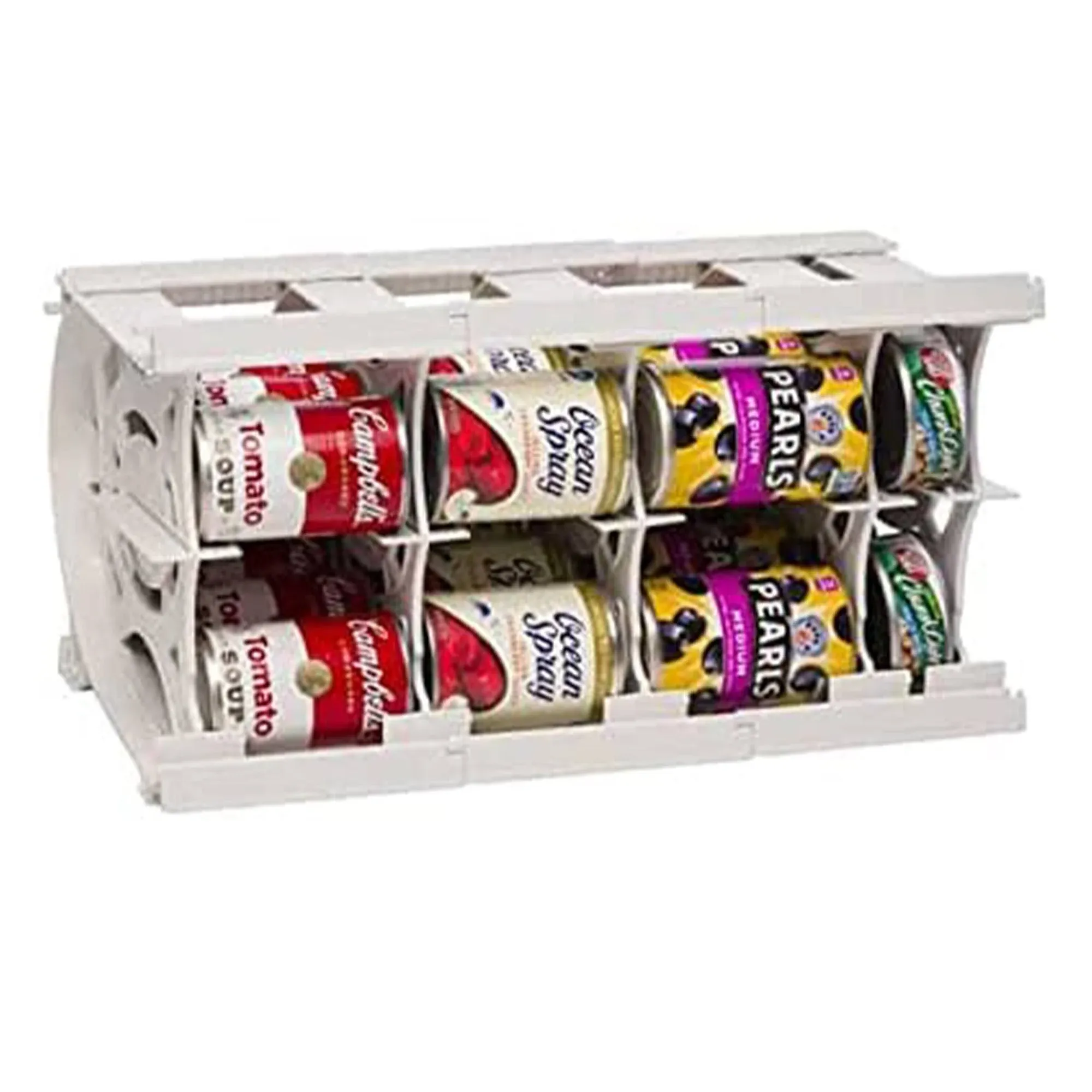 Shelf RELIANCE Cansolidator 20 Can Rotating Canned Food & Soda Storage, USA Made