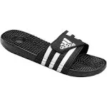 Adidas Men's Adissage Slides, 14 / Black/White